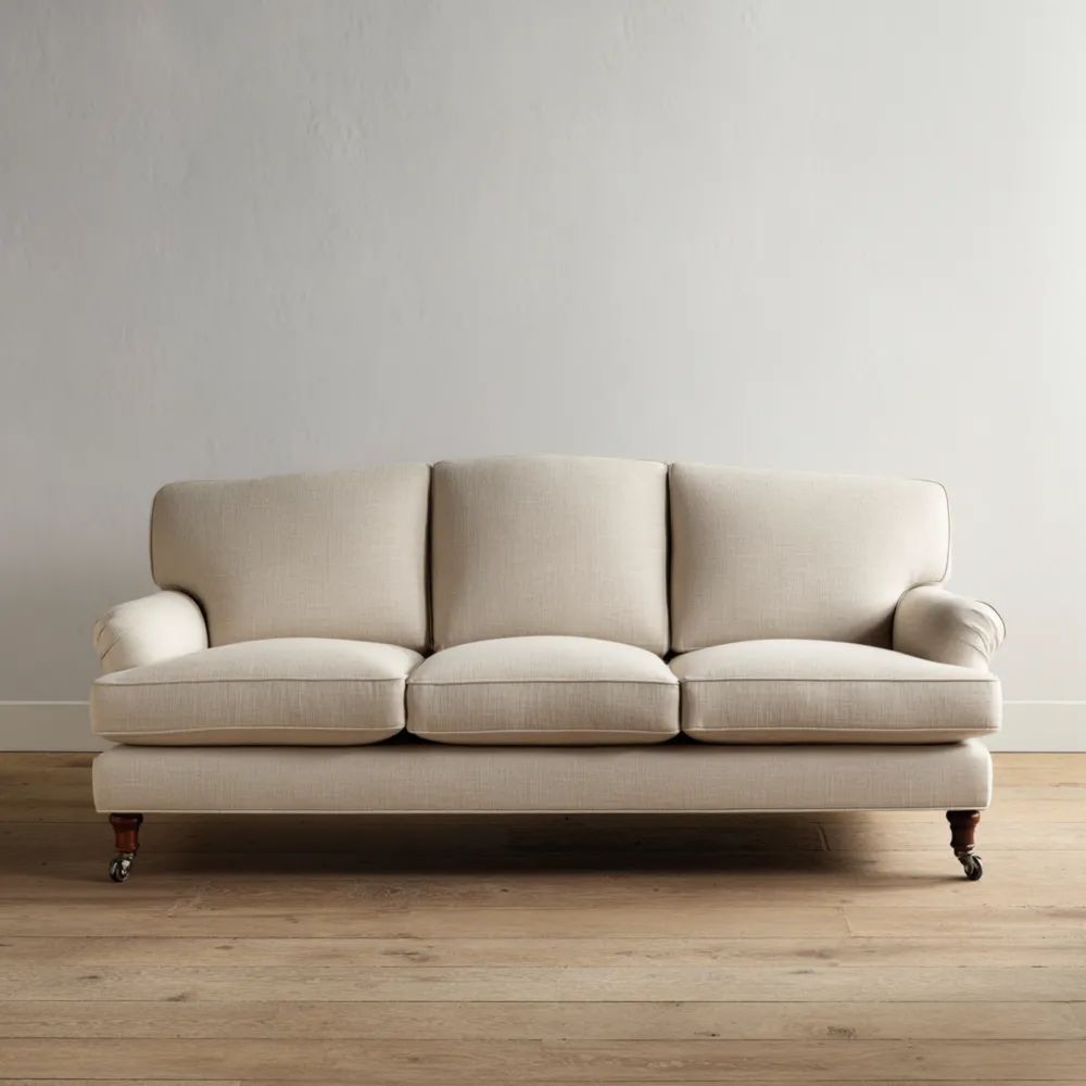 Divano a tre posti 200x95x85 cm – Beige – Design Classico-Aurarino