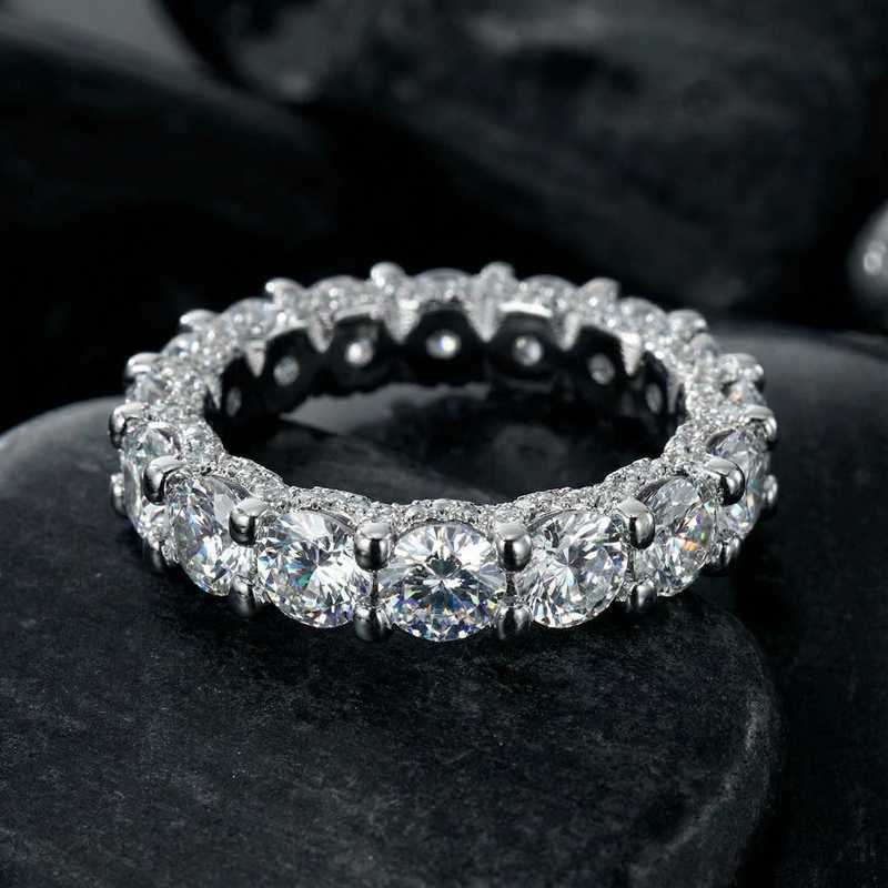 Round Cut Micro Pave Band
