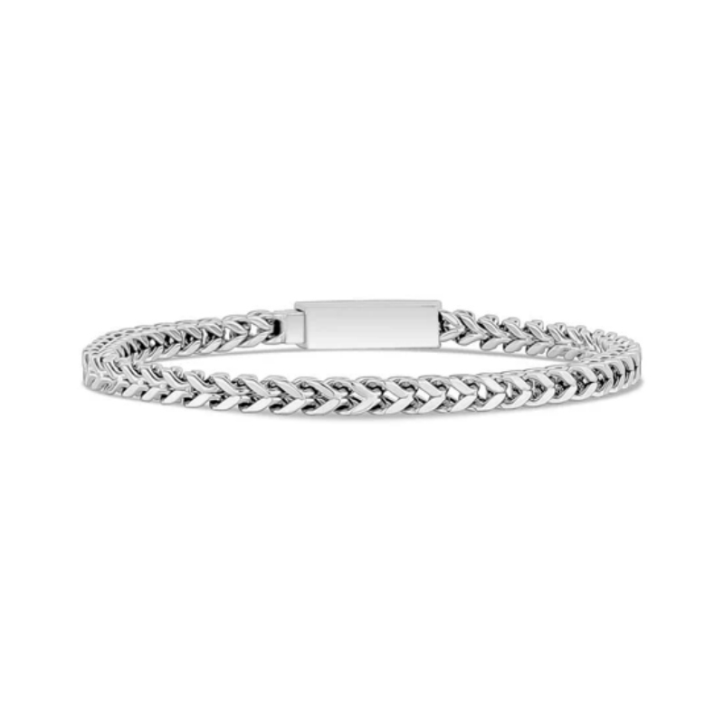 4MM Stainless Steel Thin Franco Link Bracelet