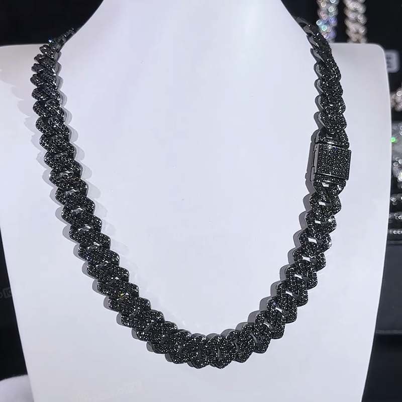 14mm Miami Cuban Chain in Black Gold