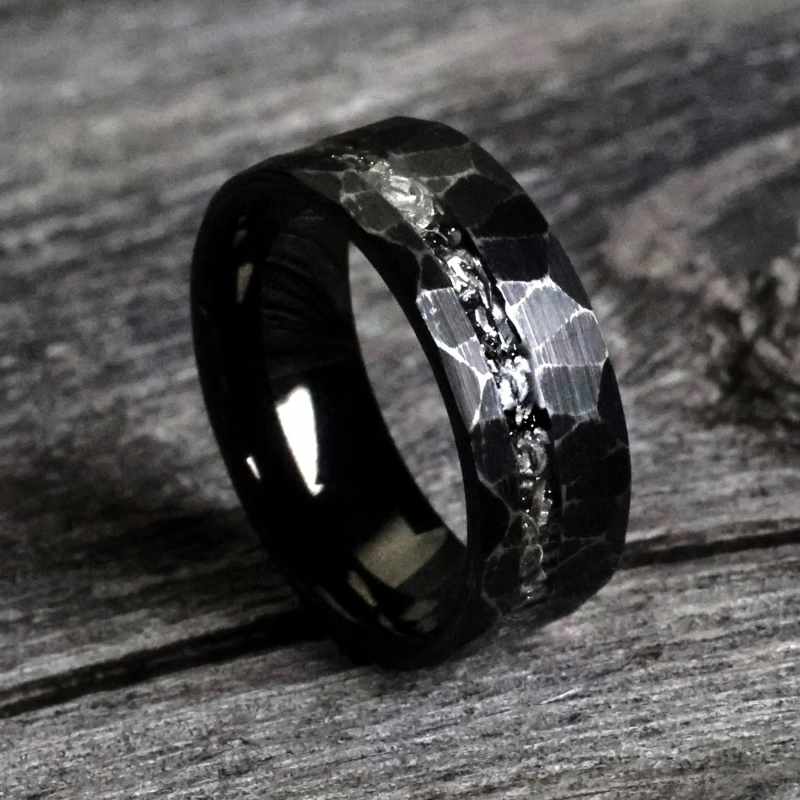 Black Tungsten Carbide Band