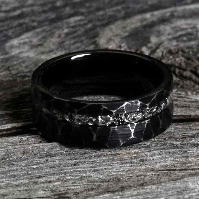 Black Tungsten Carbide Band
