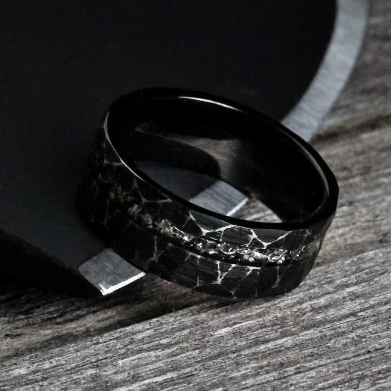 Black Tungsten Carbide Band