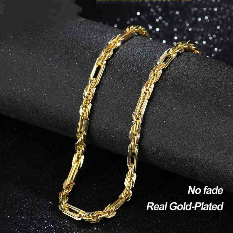 14K Gold-Plated Milano Rope Chain Necklace
