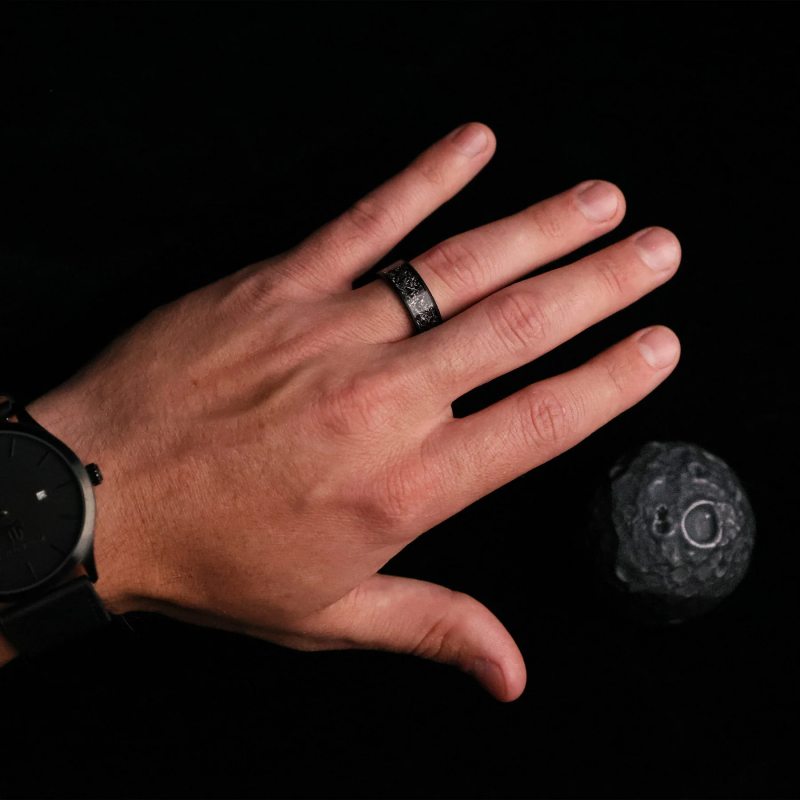 Matte Black Tungsten Carbide Wedding Band