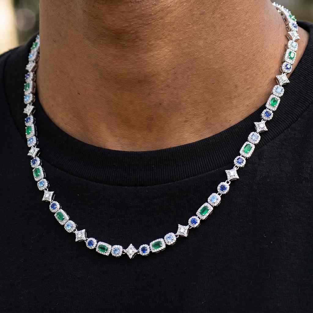 Iced Out 6mm Multi-color Tennis Chain