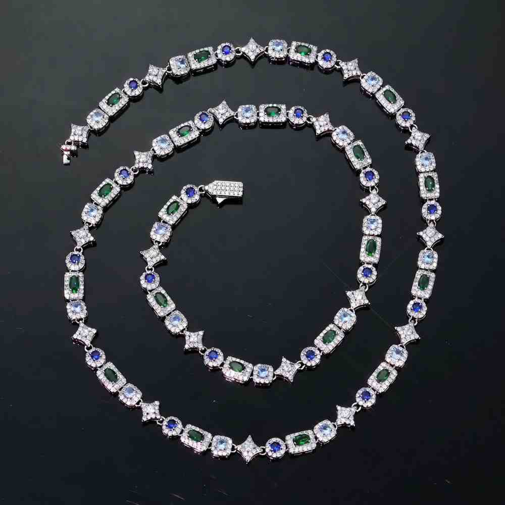 Iced Out 6mm Multi-color Tennis Chain
