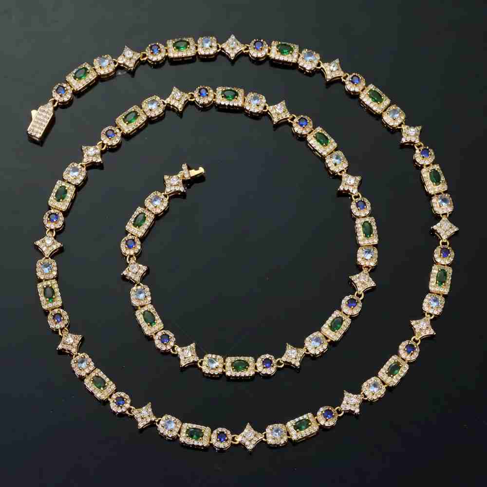 Iced Out 6mm Multi-color Tennis Chain