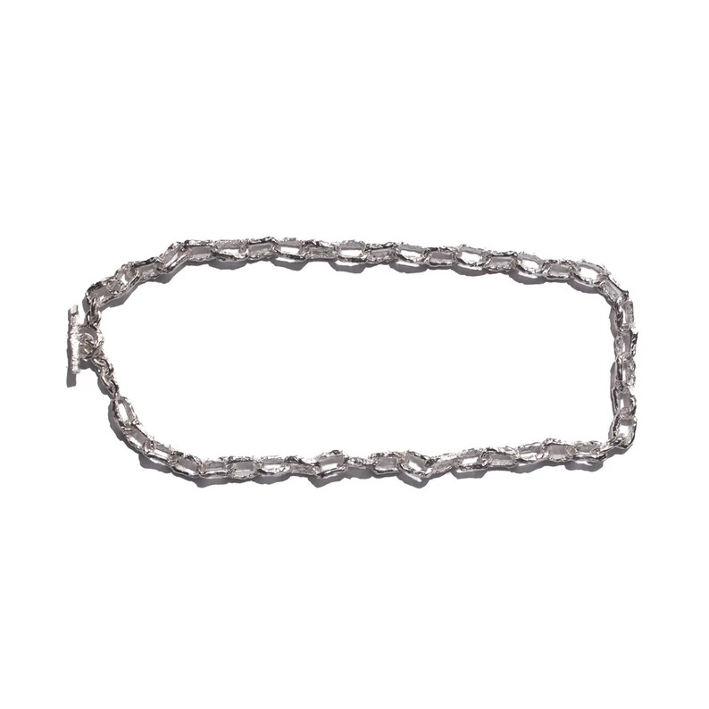 Mens Sterling Silver Chunky Cable Chain Necklace