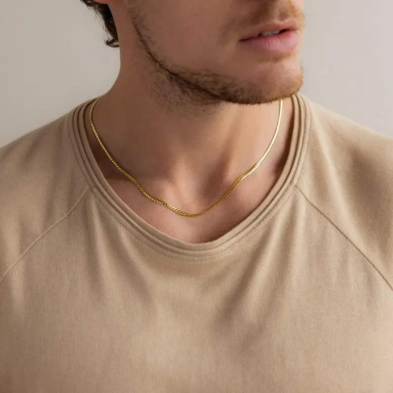 Men's Thick Snake Layering Chain