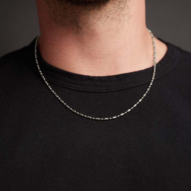 2.5MM Men's Stainless Steel Minimalist Chain