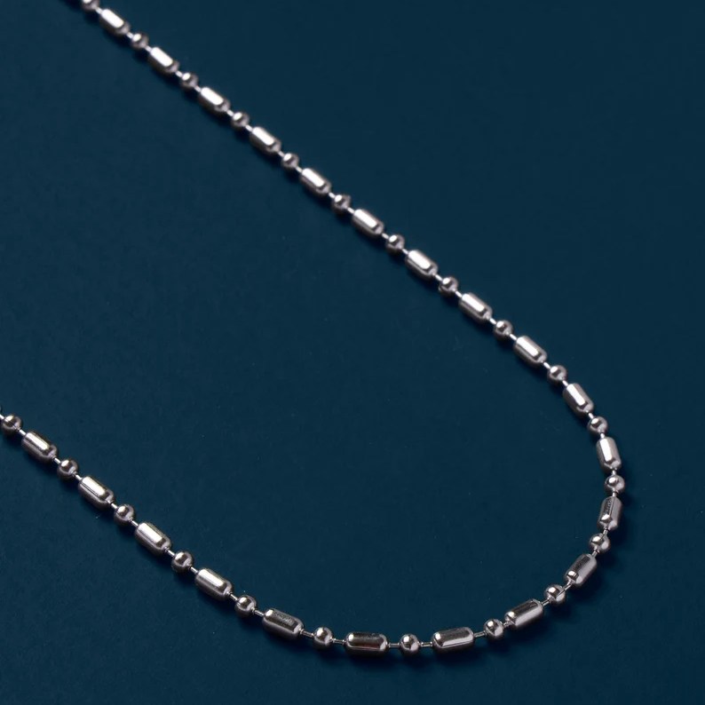 2.5MM Men's Stainless Steel Minimalist Chain