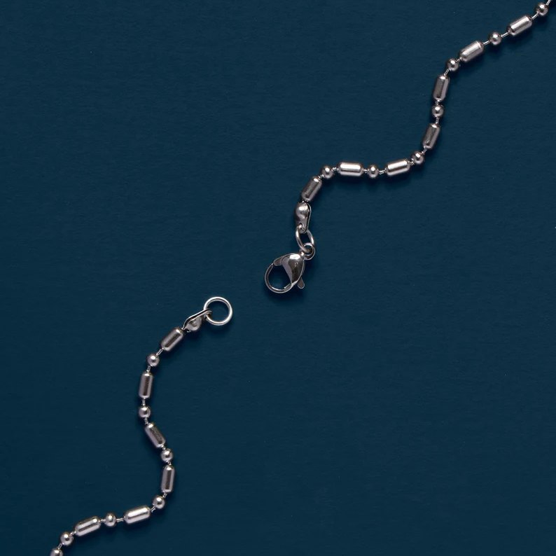 2.5MM Men's Stainless Steel Minimalist Chain
