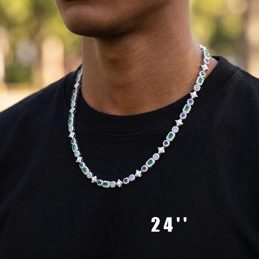 6mm Multi-color Tennis Chain