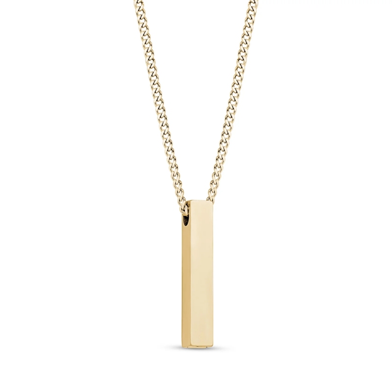 Matte Rectangle Bar Urn Pendant 