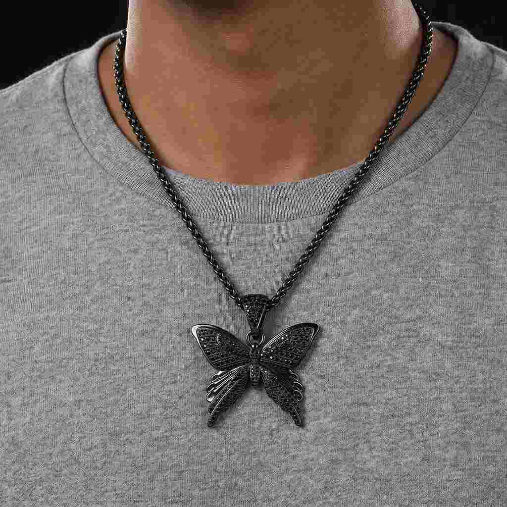 Hell Butterfly Pendant Necklace