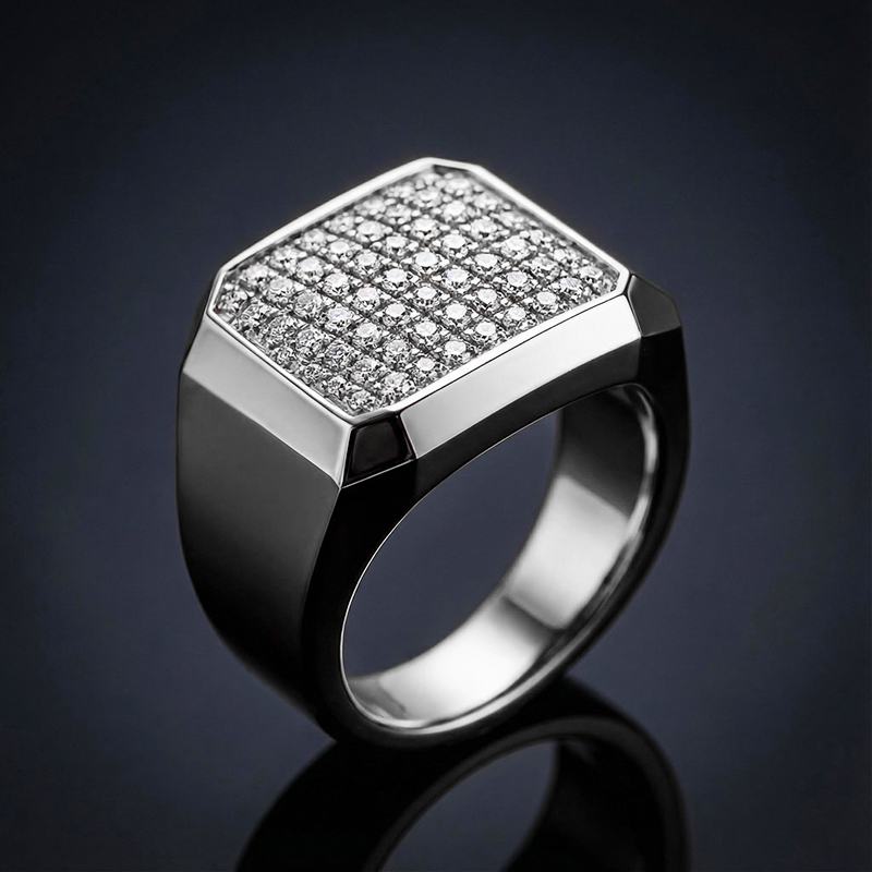 Men's Classic Diamond Ring Band