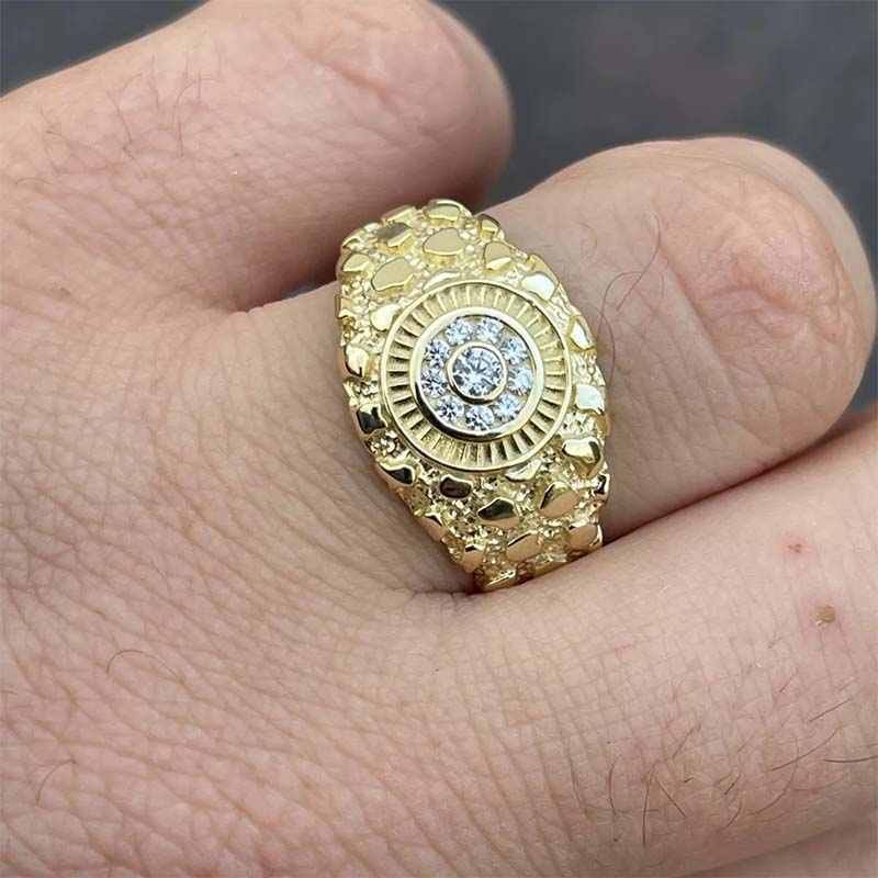  Eye Nugget Ring in Gold
