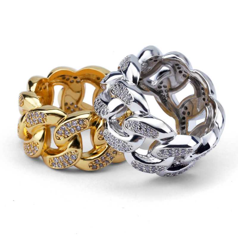Cuban Ring in Gold