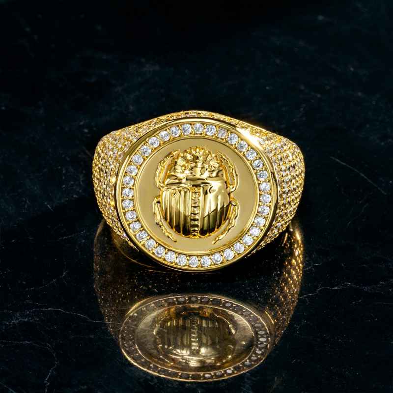 Scarab Ring in Gold