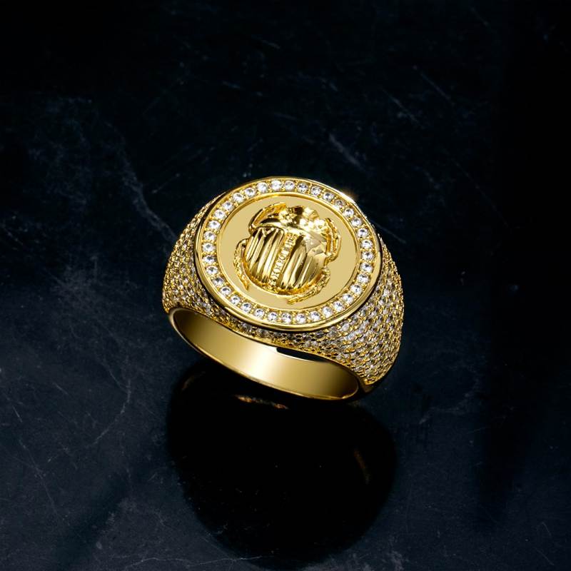 Scarab Ring in Gold