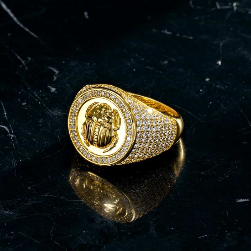 Scarab Ring in Gold