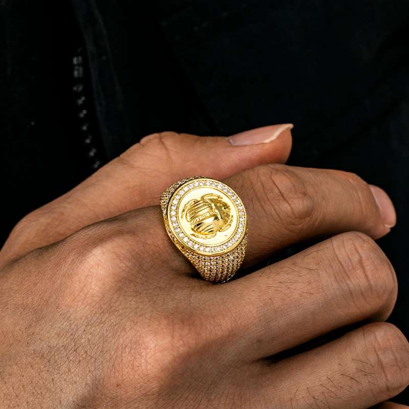Scarab Ring in Gold