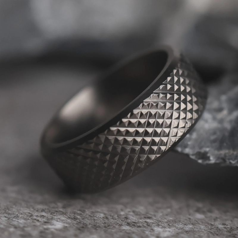 Stainless Steel Barbell Men's Band
