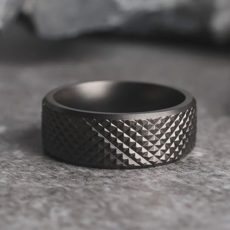 Stainless Steel Barbell Men's Band