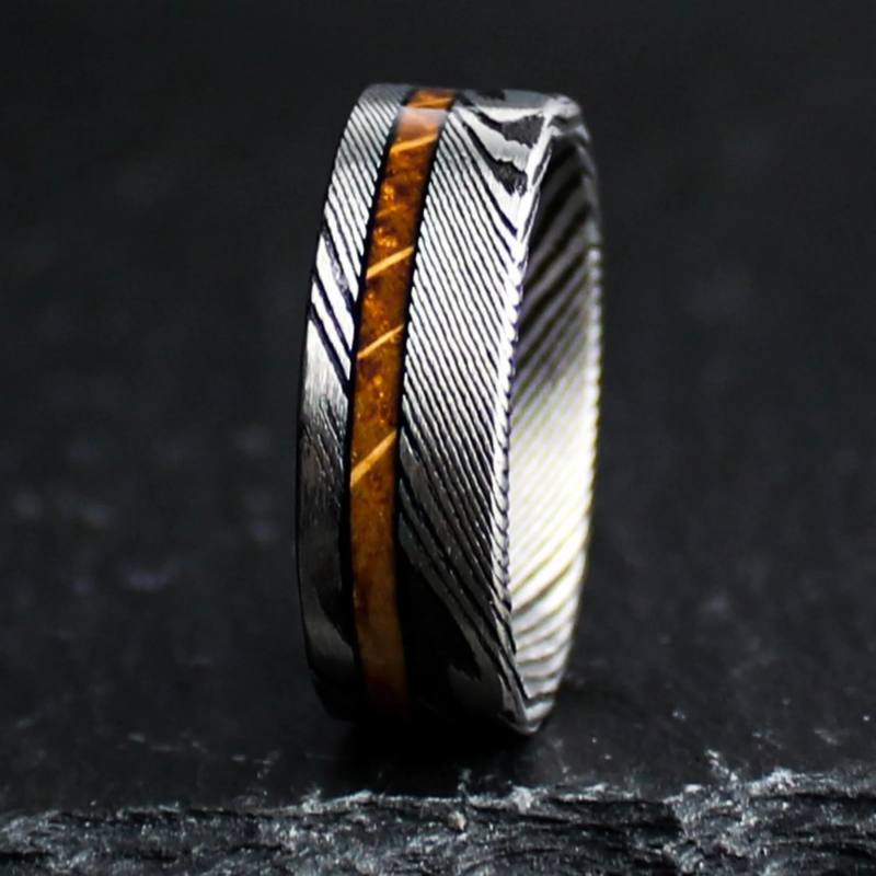 Titanium Steel Mens Wedding Band 