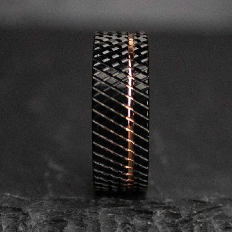 Simple Tungsten Carbide Mens Wedding Band