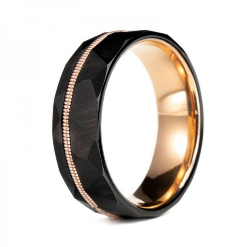 Tungsten With Guitar String Men's Band