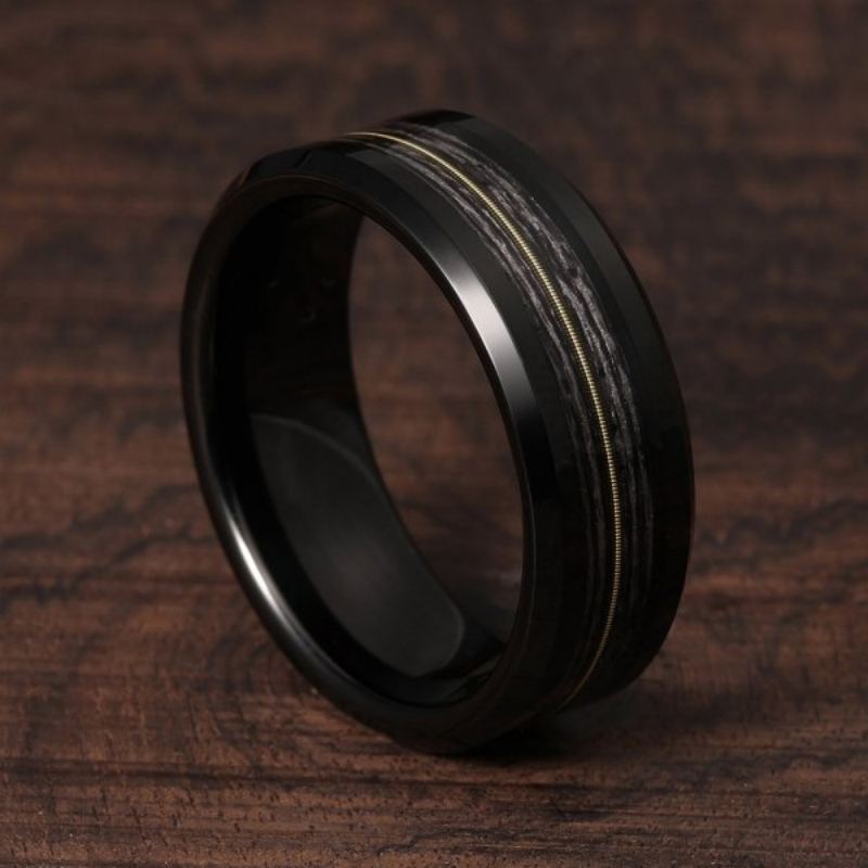 8MM Oak Wood Men's Band
