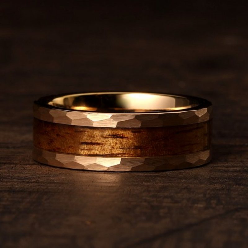 Tungsten Wood Men's Band