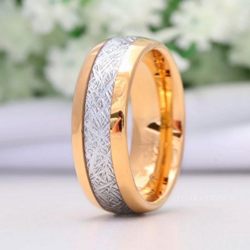 8MM Tungsten Men's Wedding Band 