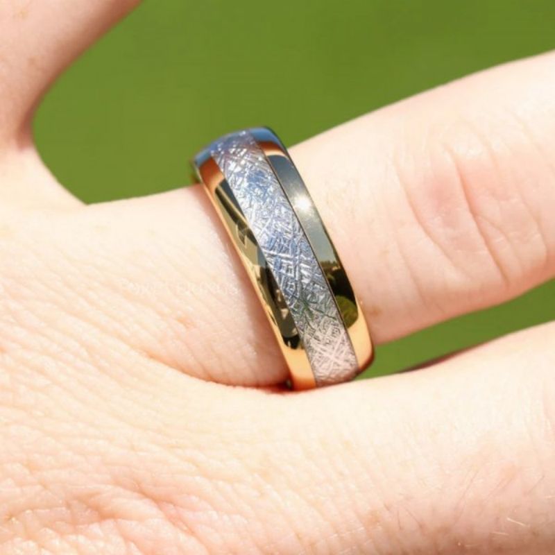 8MM Tungsten Men's Wedding Band 