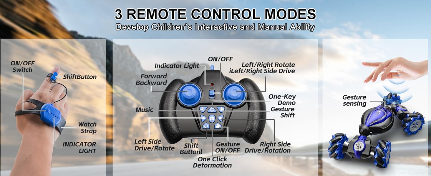3 Remote Control Modes