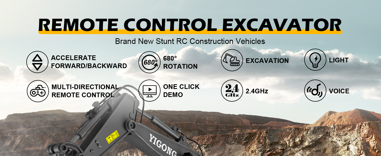 remote control excavator