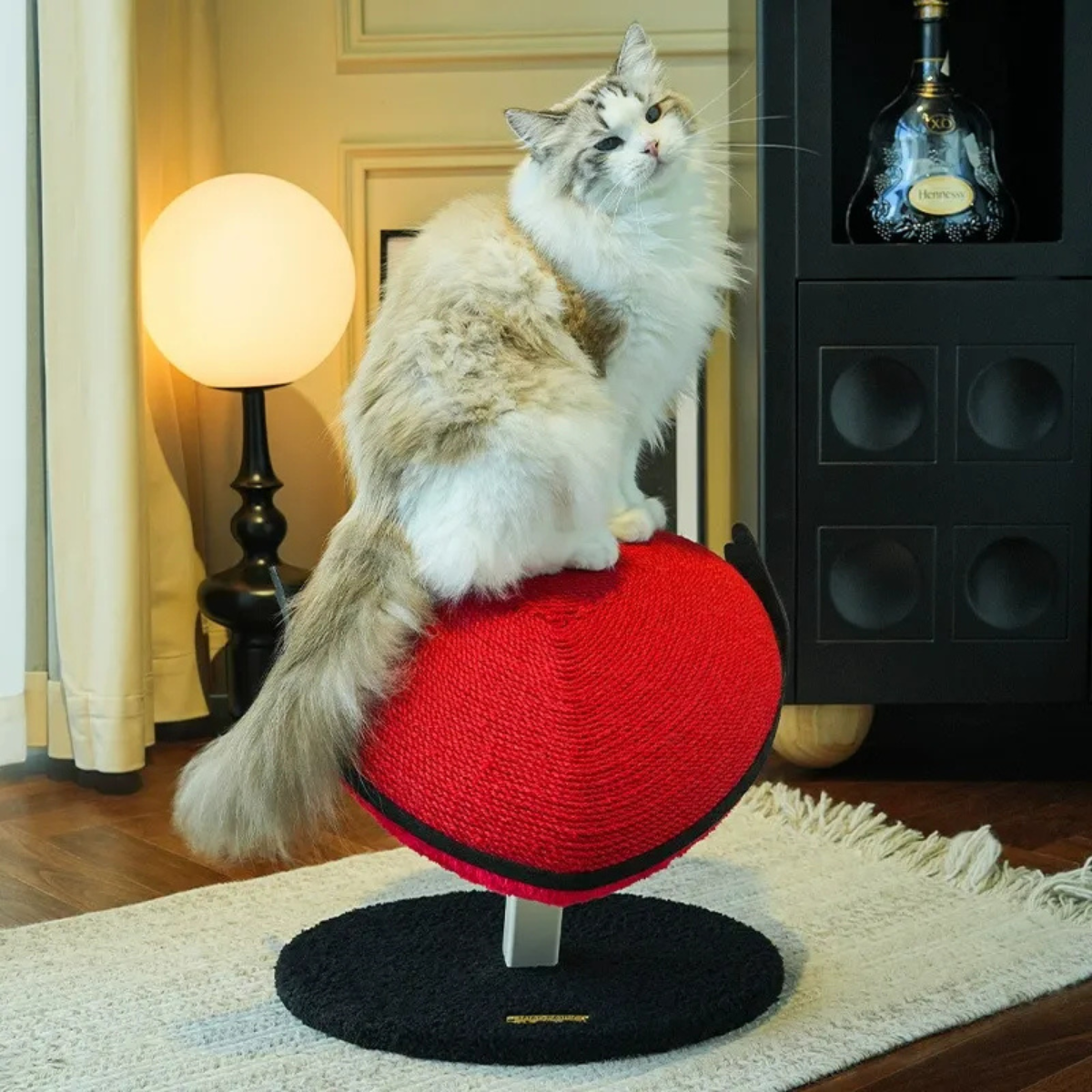 Love-Shaped Cat Scratching Post