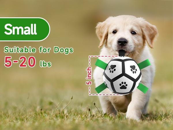 Herding  dogs balls  durable dog Soccer ball Interactive Training Ball with 9 Grab tabs for outdoor & water play, perfect gift for pets