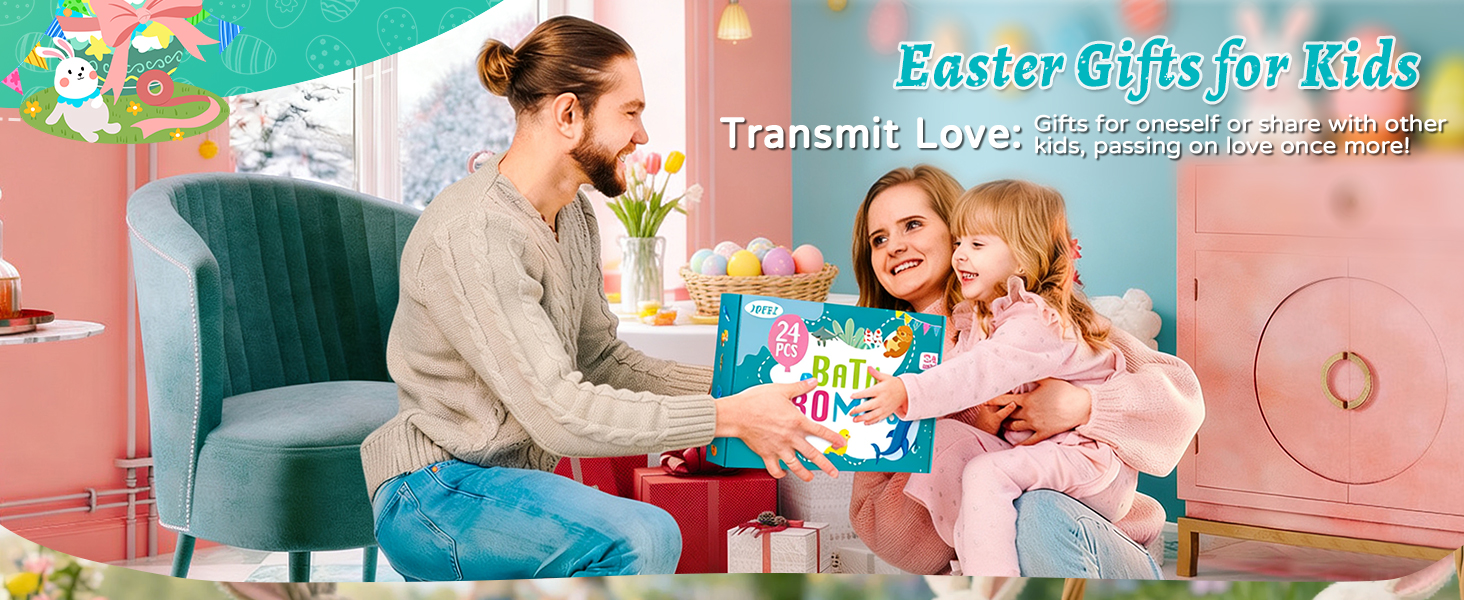 bath bombs for kids bath bombs bath toys kids easter basket stuffers easter gifts for kids 3-5