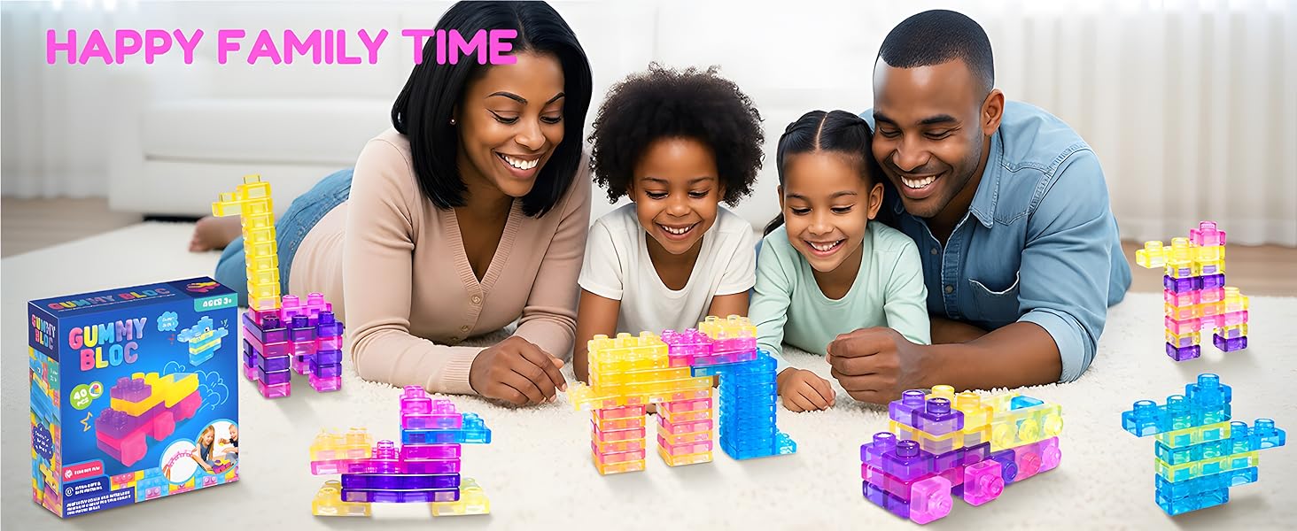 40 Pack Montessori Sensory Building Blocks