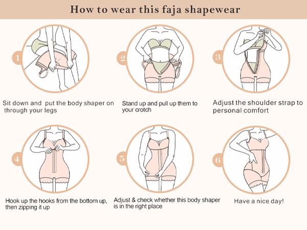 YIANNA Fajas Colombianas Shapewear for Women Tummy Control Full Shapewear Butt Lifter with Hooks Closure SpringStatements YIANNA Fajas Colombianas Shapewear for Women Tummy Control Full Shapewear Butt Lifter with Hooks Closure SpringStatements