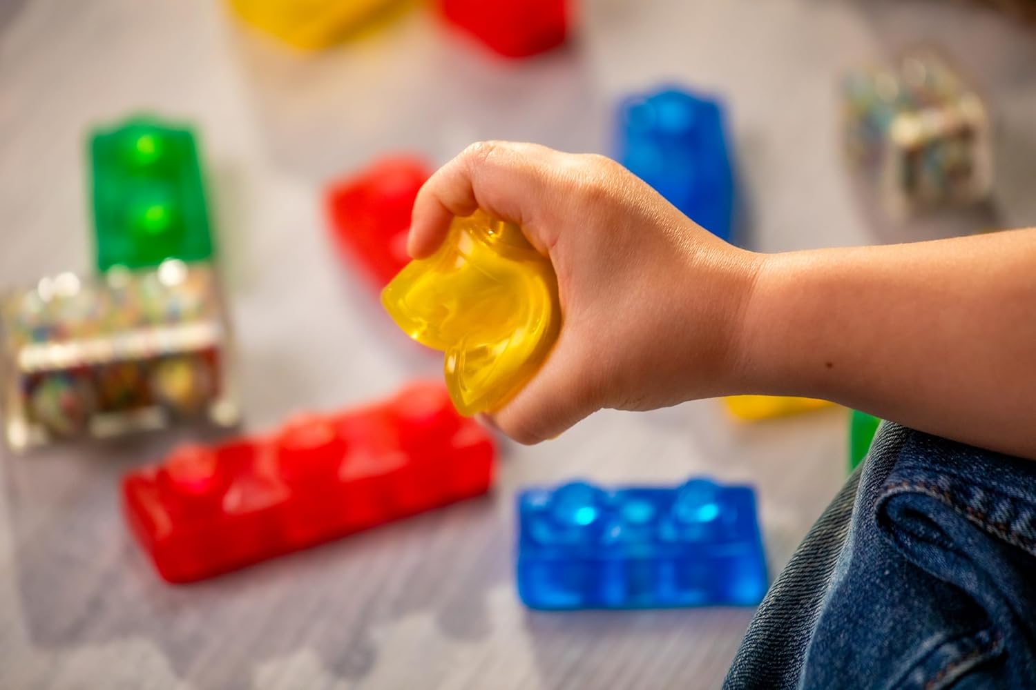 Stash 'N Stack | Squishy "Ouch-Free" Building Set (30 Pcs) 🧱