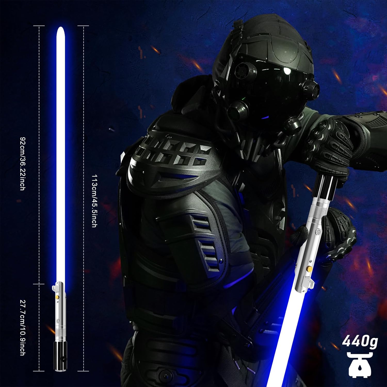 Galactic Duelist SE | App-Controlled RGB Metal Saber ⚔️