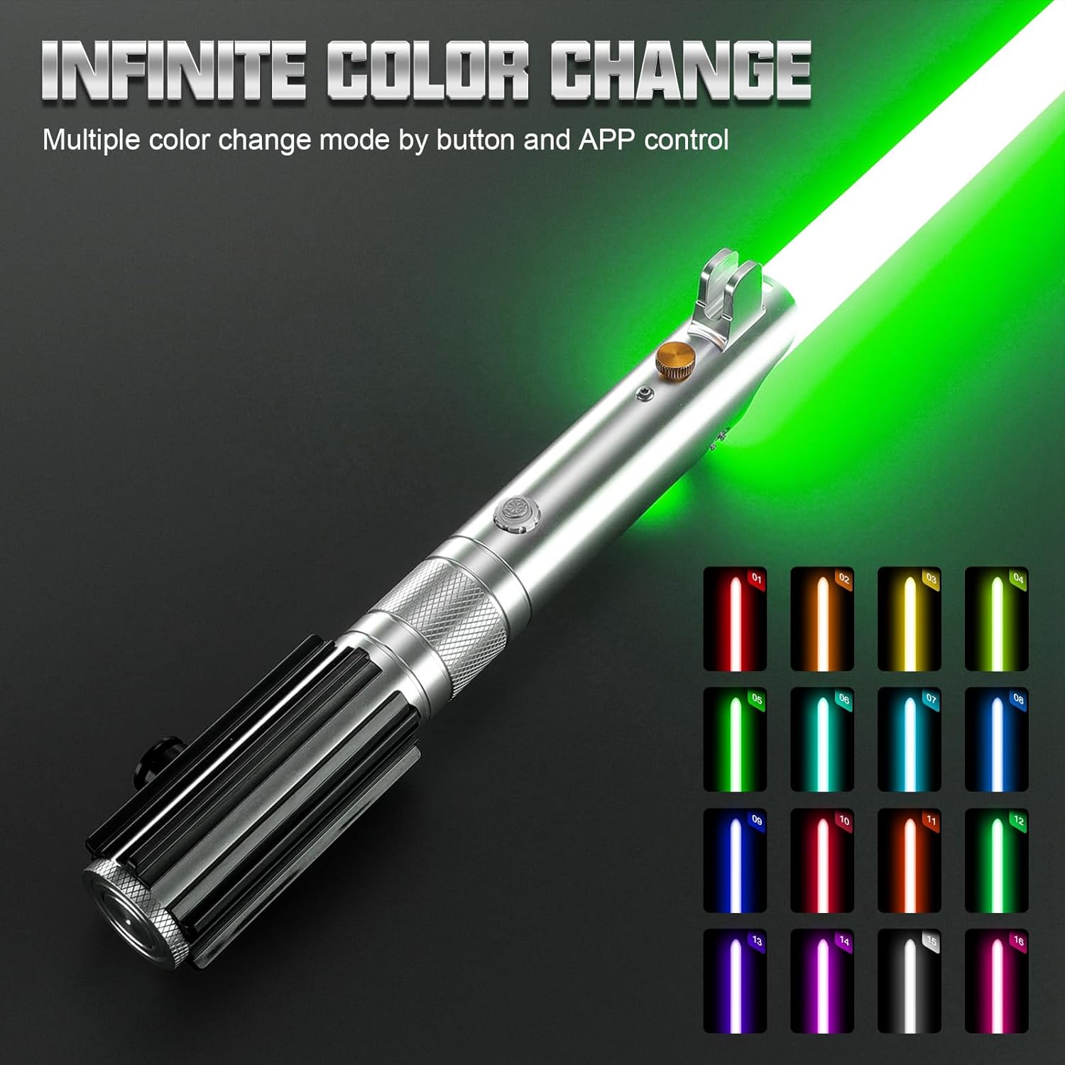 Galactic Duelist SE | App-Controlled RGB Metal Saber ⚔️