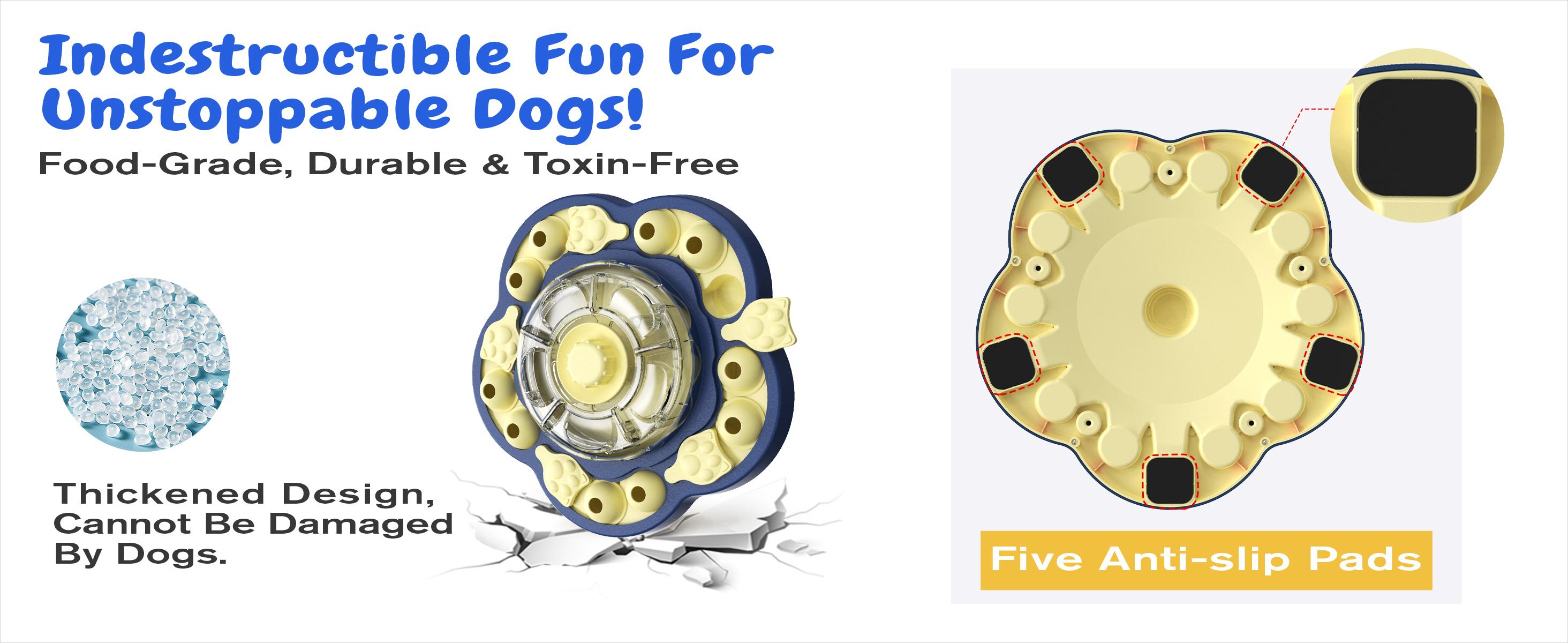 KADTC 3 Levels of Challenge Dog Puzzle Feeder Toy U.S. Brand - Design Spin-to-Release Treat Dispenser For Small Medium Large Dogs Boredom Buster Mental Stimulation Enrichment Slow Feeding Puzzles Toys KADTC 3 Levels of Challenge Dog Puzzle Feeder Toy U.S. Brand - Design Spin-to-Release Treat Dispenser For Small Medium Large Dogs Boredom Buster Mental Stimulation Enrichment Slow Feeding Puzzles Toys