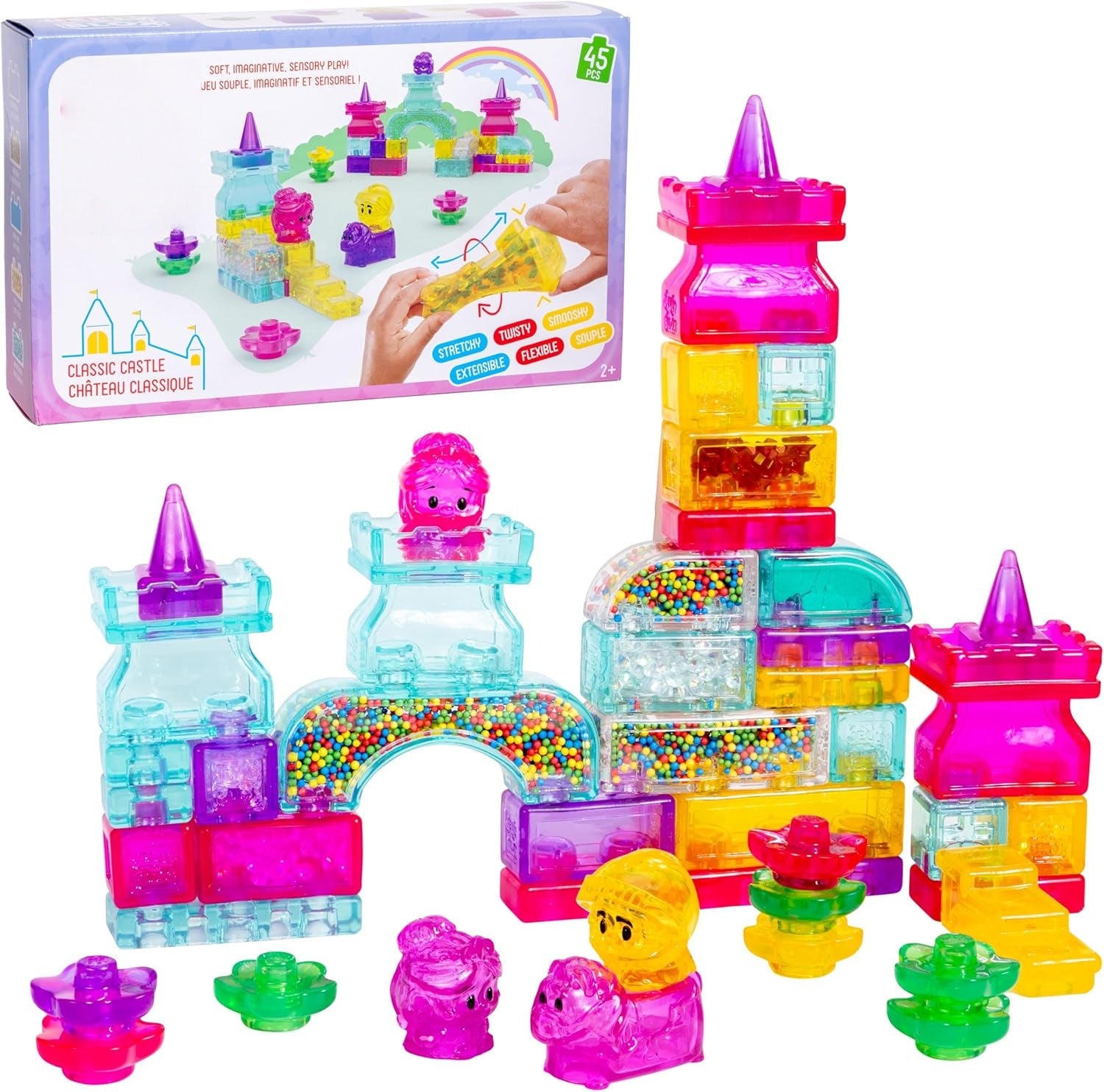 Stash 'N Stack | Squishy "Ouch-Free" Building Set (30 Pcs) 🧱