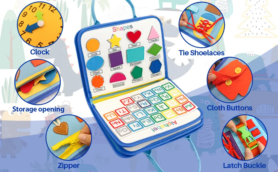 Baby Felt Cloth Story Book 3D