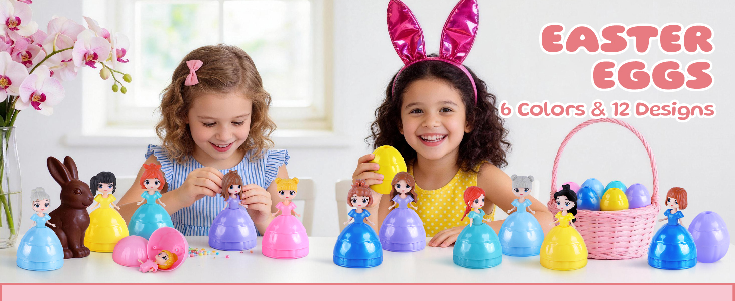 princess easter eggs